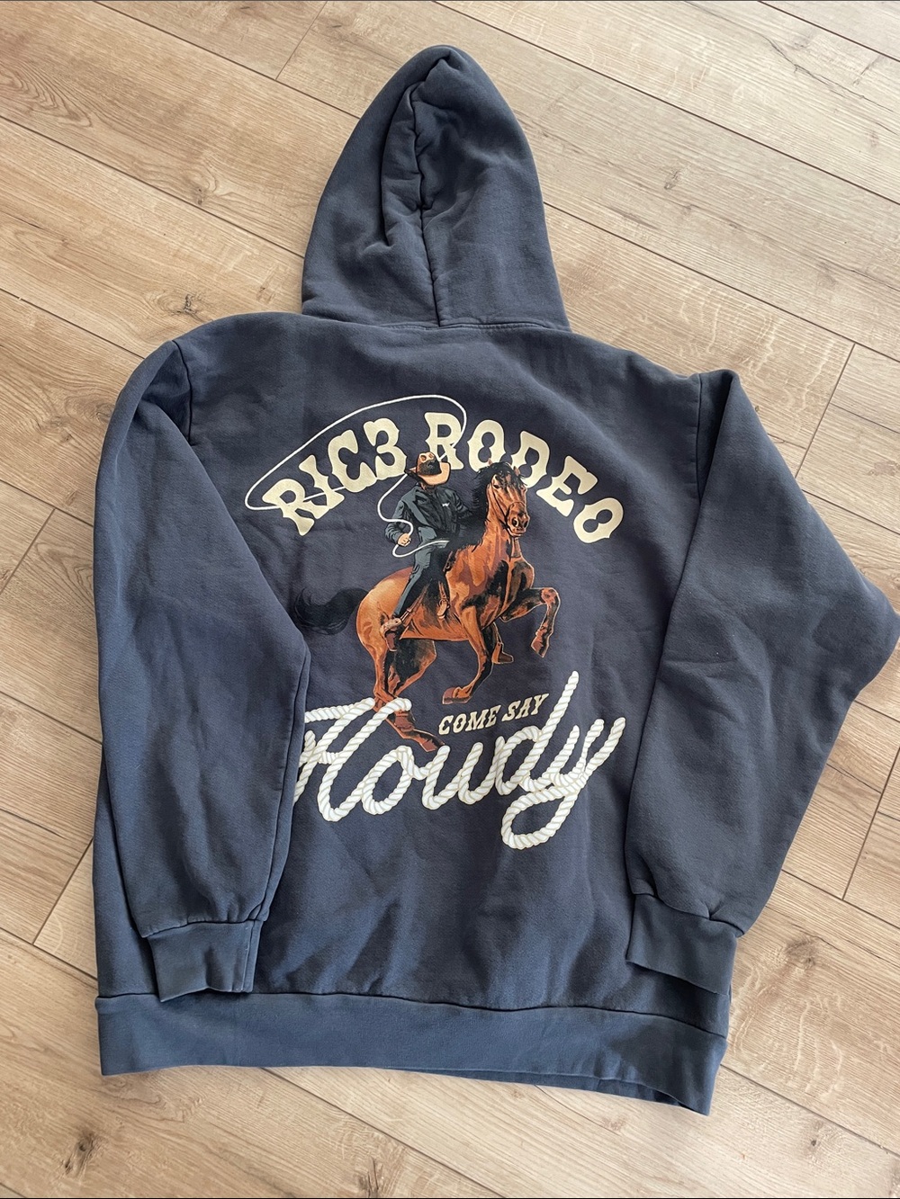 Daniel Ricciardo RIC3 Rodeo "Come Say Howdy" Hoodie Grey XL